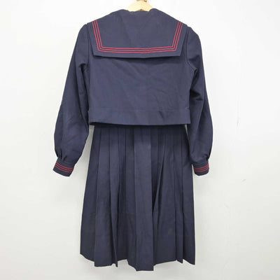 【中古】福岡県 松ヶ江中学校 女子制服 3点 (セーラー服・ジャンパースカート) sf053445