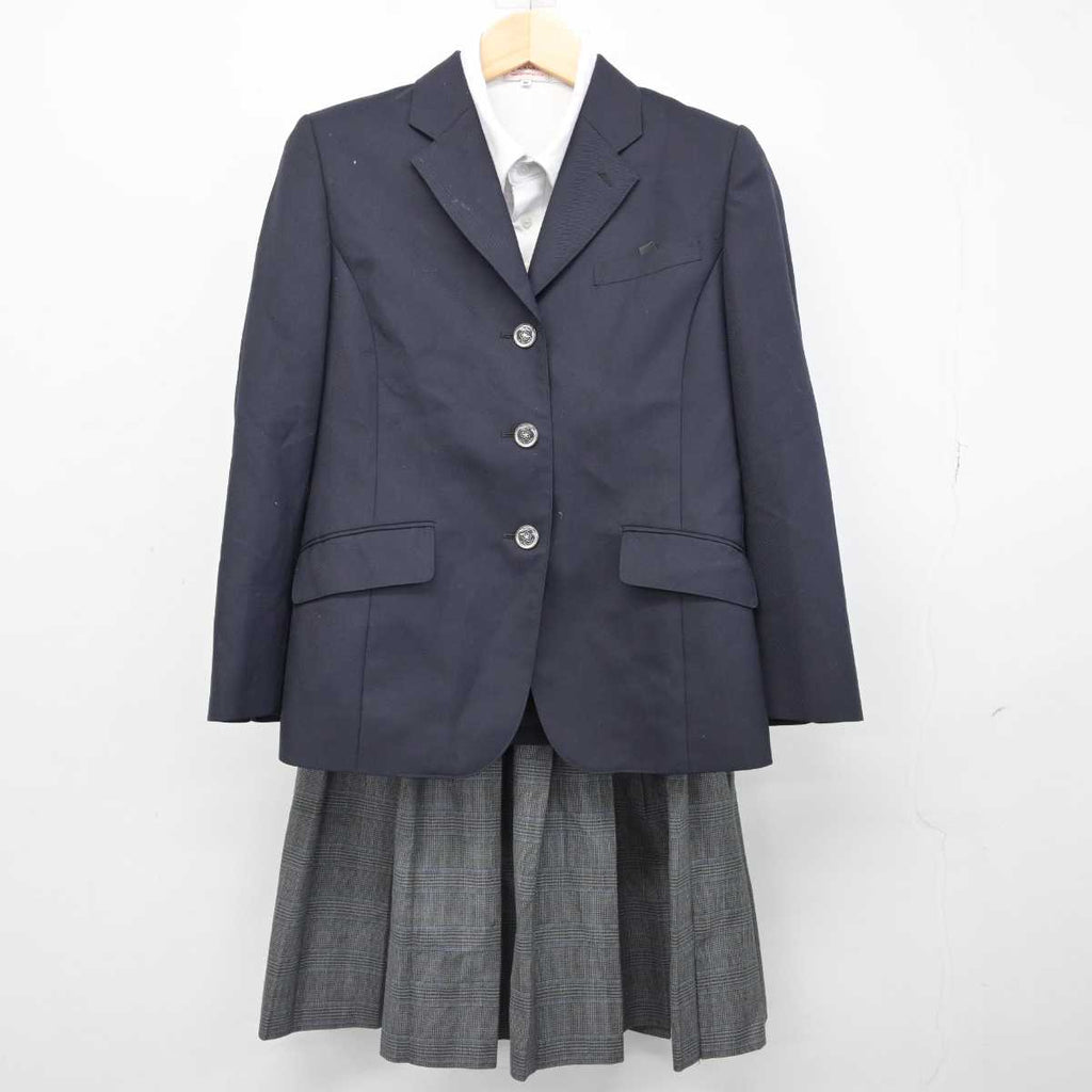 【中古】福岡県 北九州市内中学校標準服 女子制服 3点 (ブレザー・シャツ・スカート) sf053446 | 中古制服通販パレイド