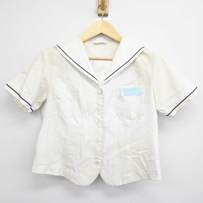 【中古】 学校名不明 女子制服 2点 (セーラー服・スカート) sf053448