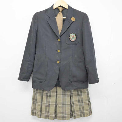 【中古】茨城県 土浦日本大学高等学校 女子制服 4点 (ブレザー・スカート) sf053449