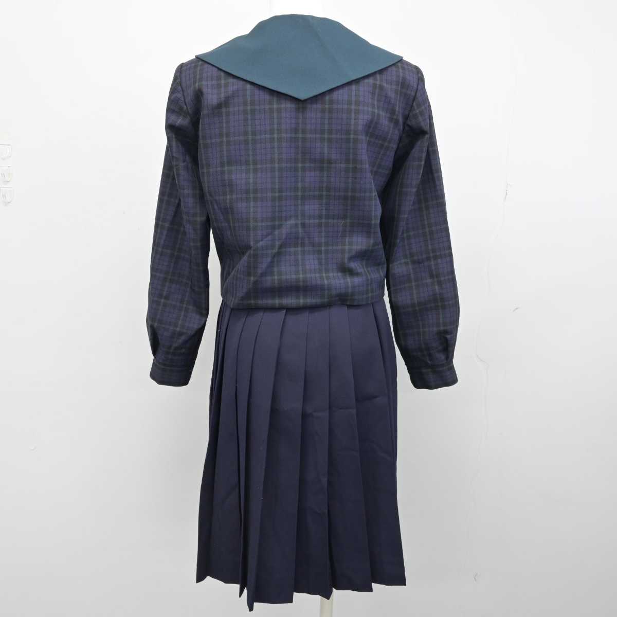 【中古】長野県 高森中学校 女子制服 2点 (セーラー服・スカート) sf053461