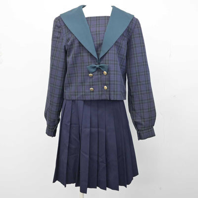【中古】長野県 高森中学校 女子制服 2点 (セーラー服・スカート) sf053462