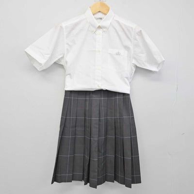 【中古】大阪府 布施高等学校 女子制服 2点 (シャツ・スカート) sf053463