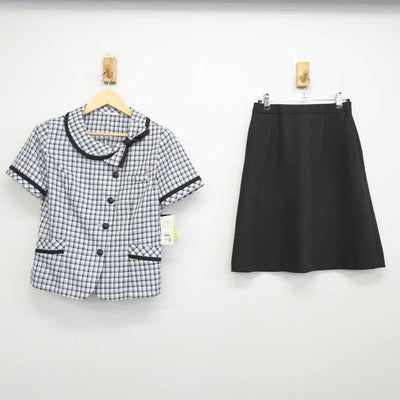 【中古】 事務服 女子制服 2点 (シャツ・スカート) sf053480