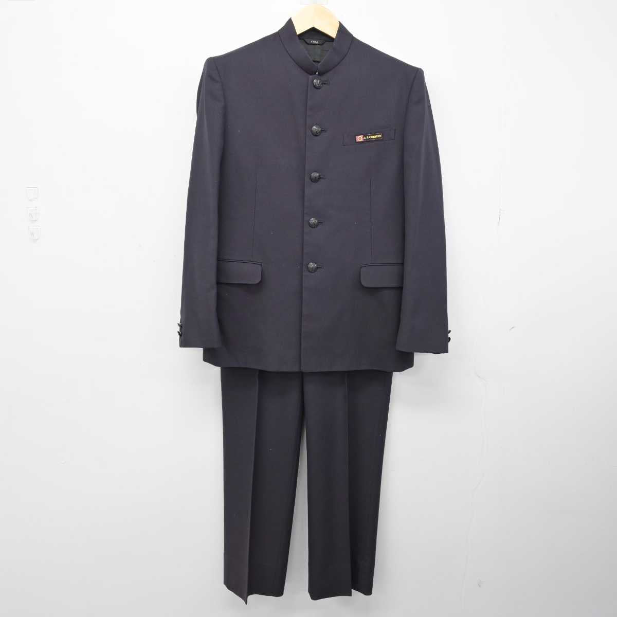 【中古】東京都 桜美林高等学校 男子制服 2点 (学ラン・ズボン) sf053491