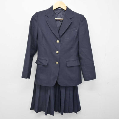 【中古】埼玉県 大宮開成高等学校 女子制服 2点 (ブレザー・スカート) sf053502