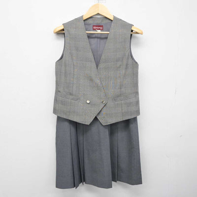 【中古】宮城県 宮城野中学校 女子制服 4点 (ブレザー・ベスト・スカート) sf053507