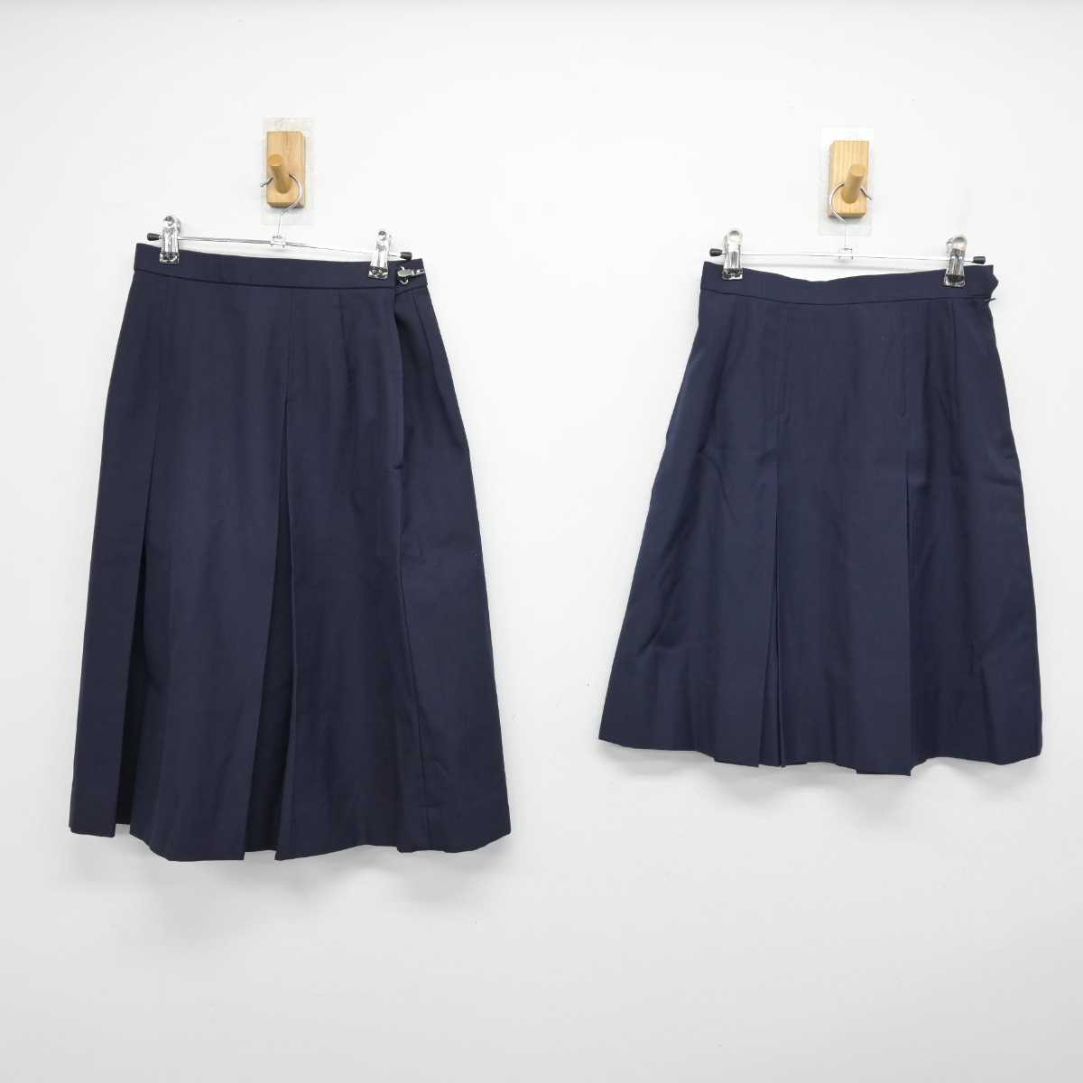 【中古】大阪府 寝屋川高等学校 女子制服 3点 (ブレザー・スカート・スカート) sf053517