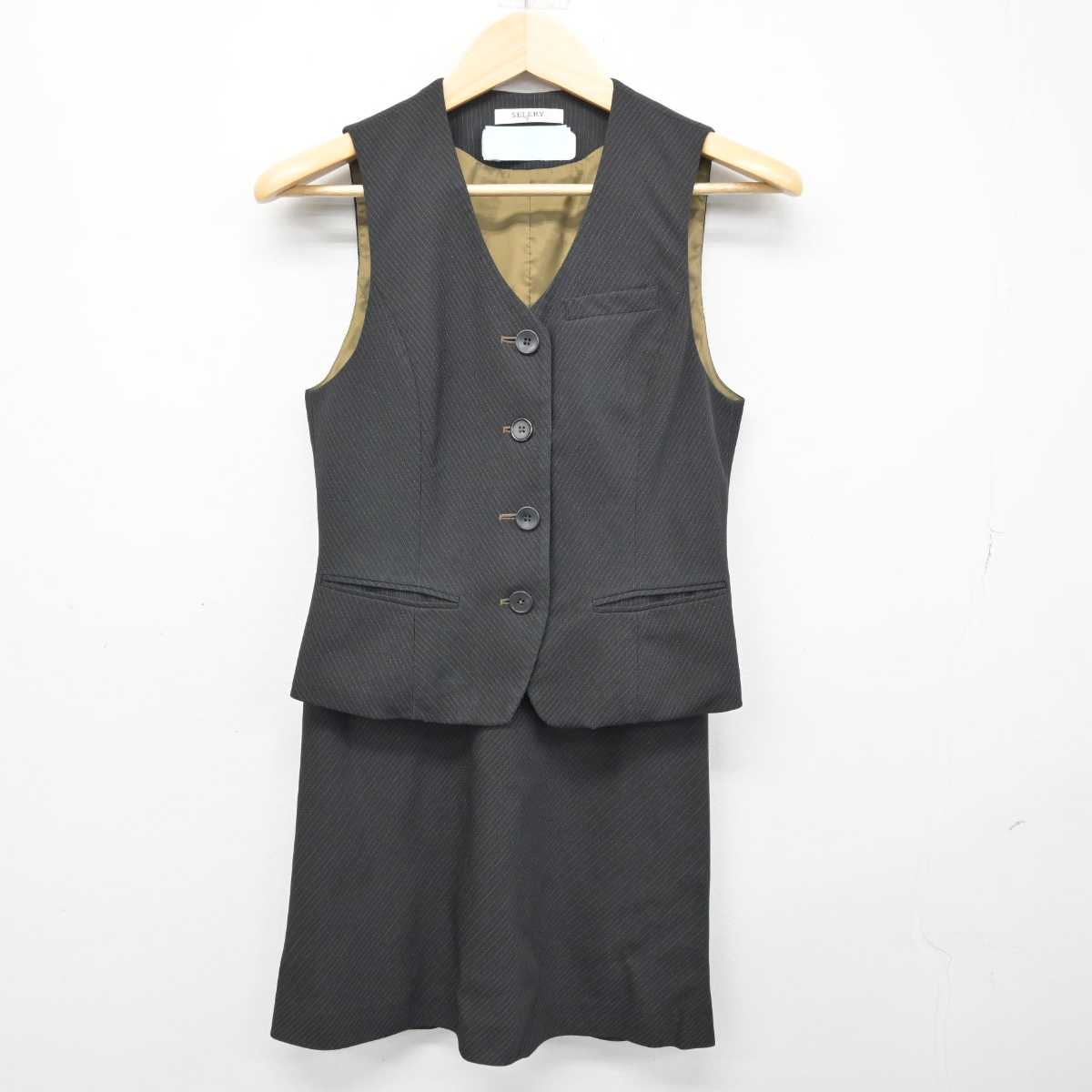 【中古】 ビジネスホテルフロント 女子制服 2点 (ベスト・スカート) sf053523