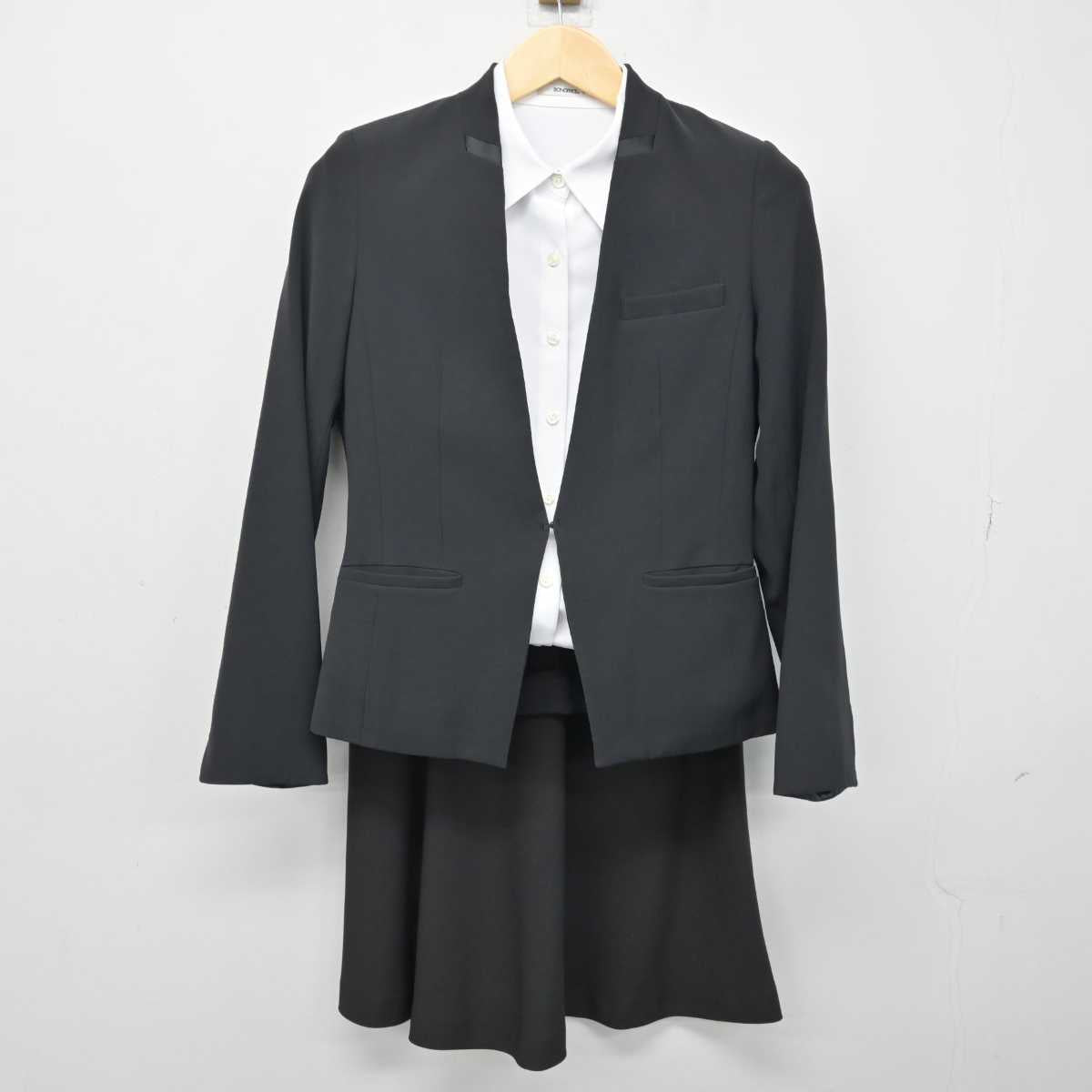 【中古】 ビジネスホテルフロント 女子制服 3点 (ジャケット・シャツ・スカート) sf053533