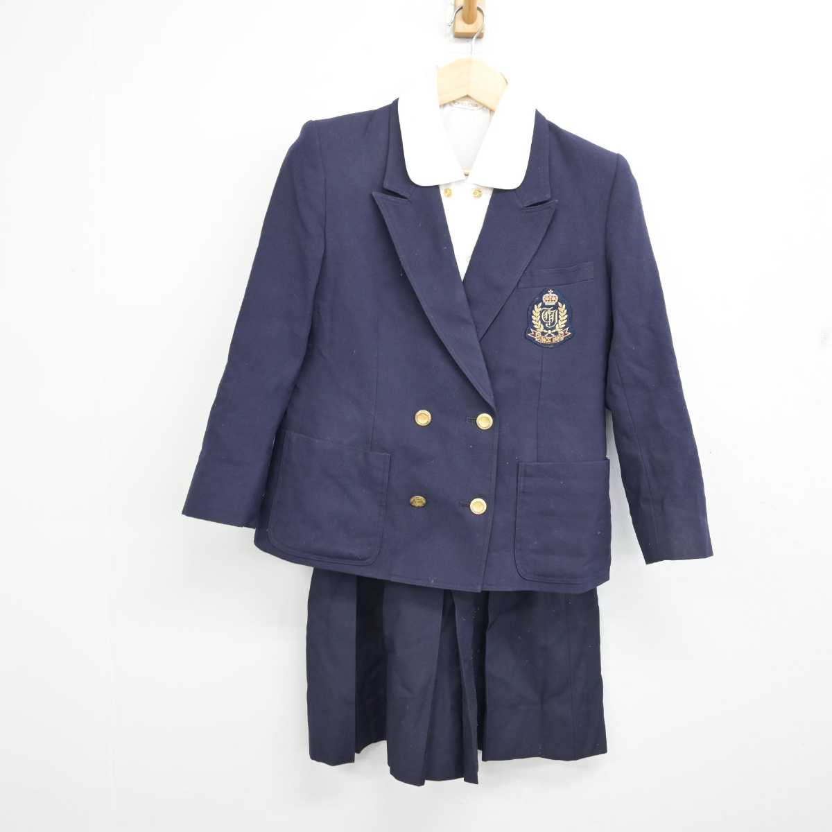 【中古】東京都 立川女子高等学校/旧制服 女子制服 3点 (ブレザー・シャツ・スカート) sf053539