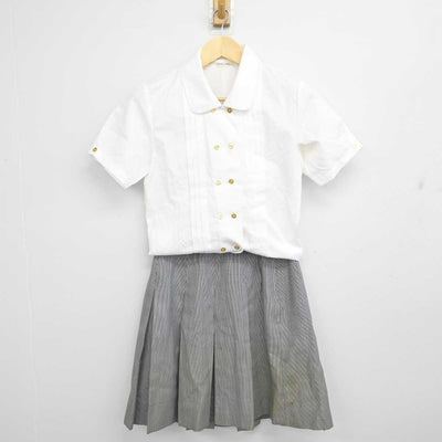 【中古】東京都 立川女子高等学校/旧制服 女子制服 2点 (シャツ・スカート) sf053540