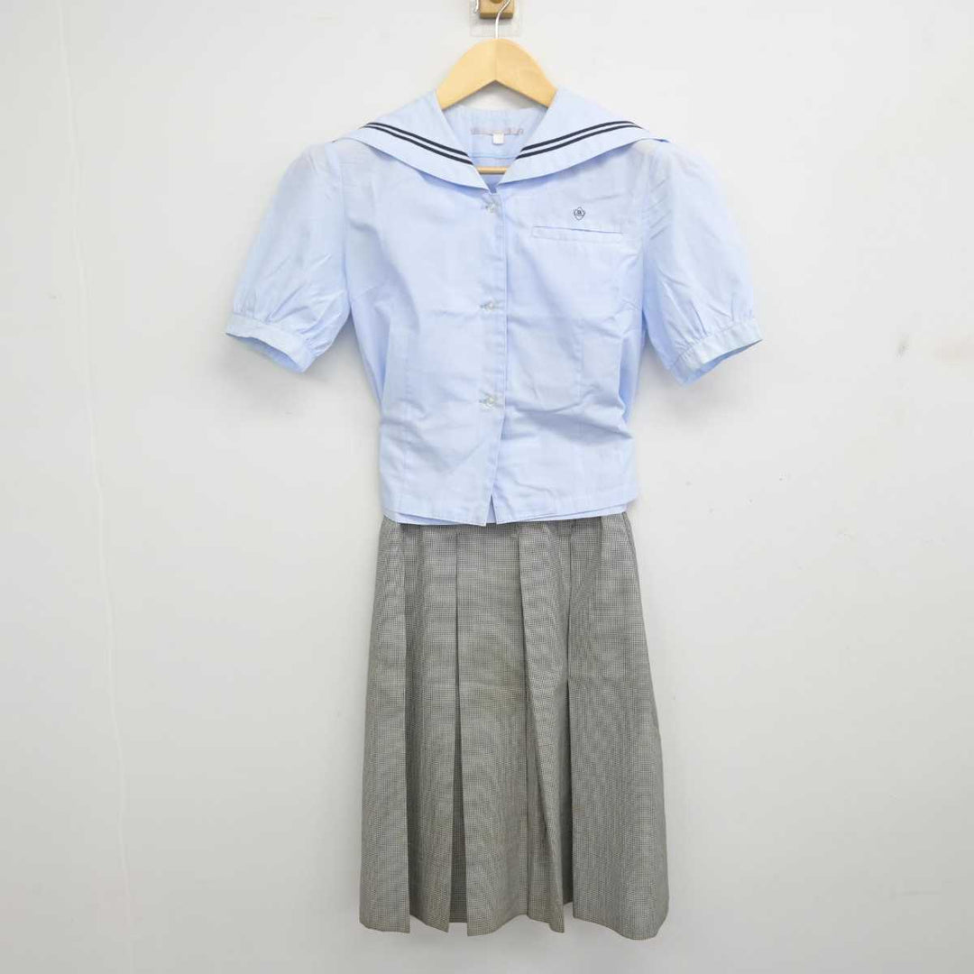 中古】栃木県 宇都宮清陵高等学校 女子制服 3点 (セーラー服