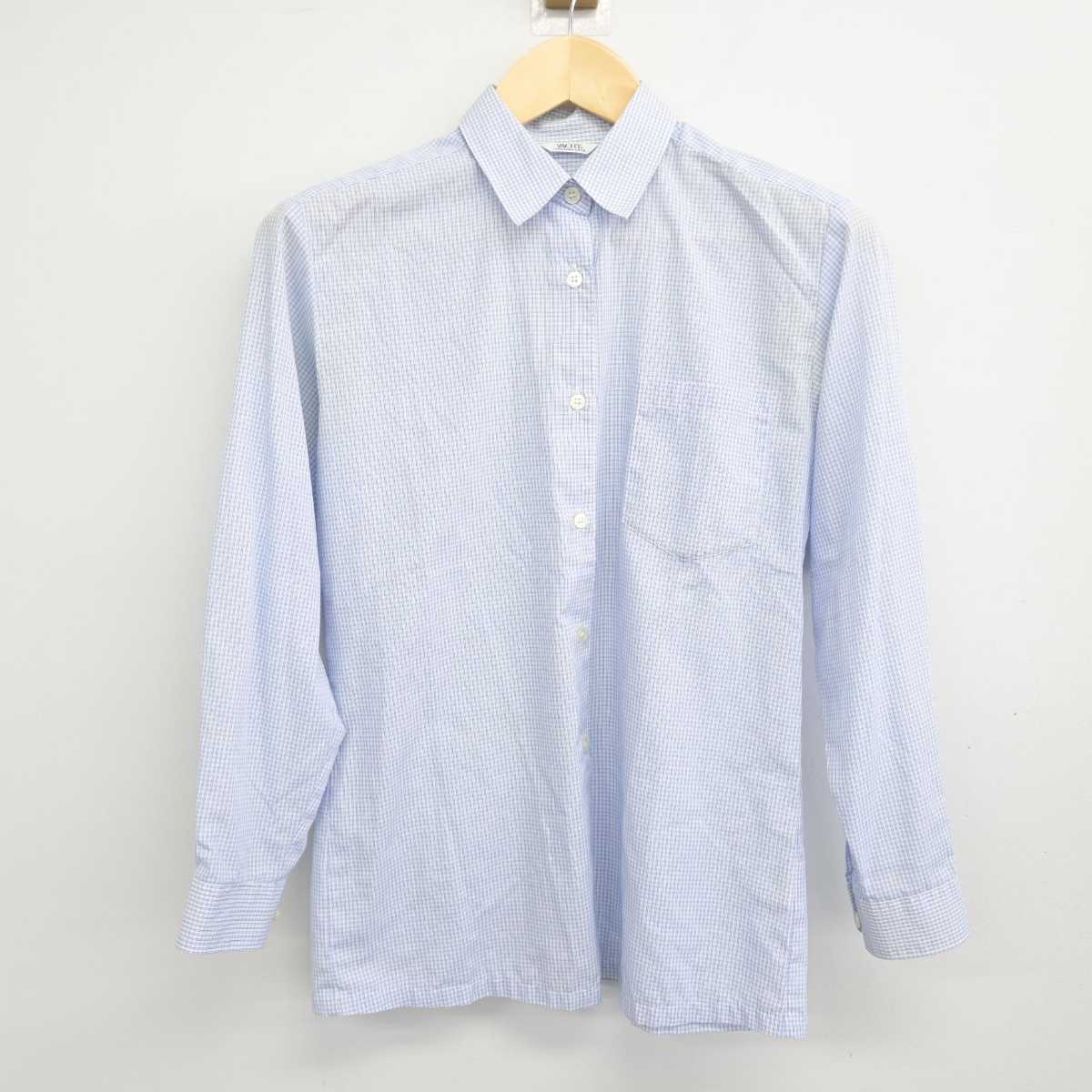 【中古】北海道 札幌清田高等学校 女子制服 2点 (シャツ・ニット) sf053557