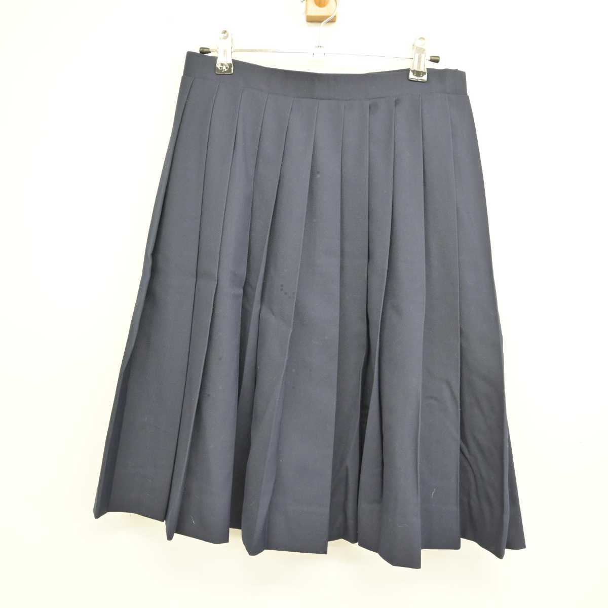 【中古】埼玉県 与野東中学校 女子制服 5点 (ブレザー・シャツ・ベスト・スカート) sf053564