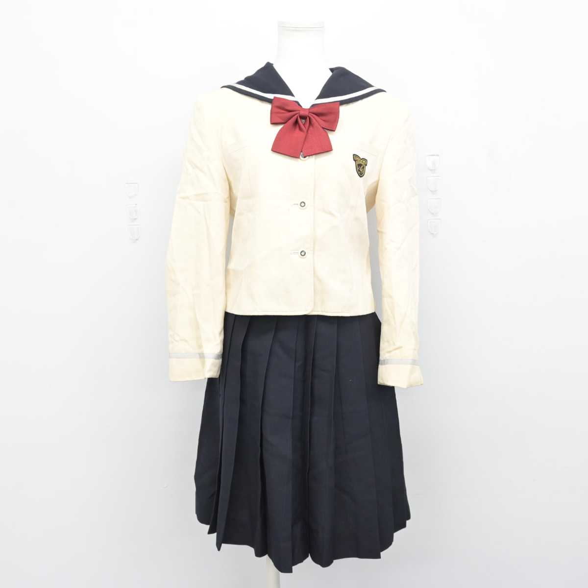 【中古】東京都 修徳中学校・高等学校 女子制服 3点 (セーラー服・スカート) sf053586