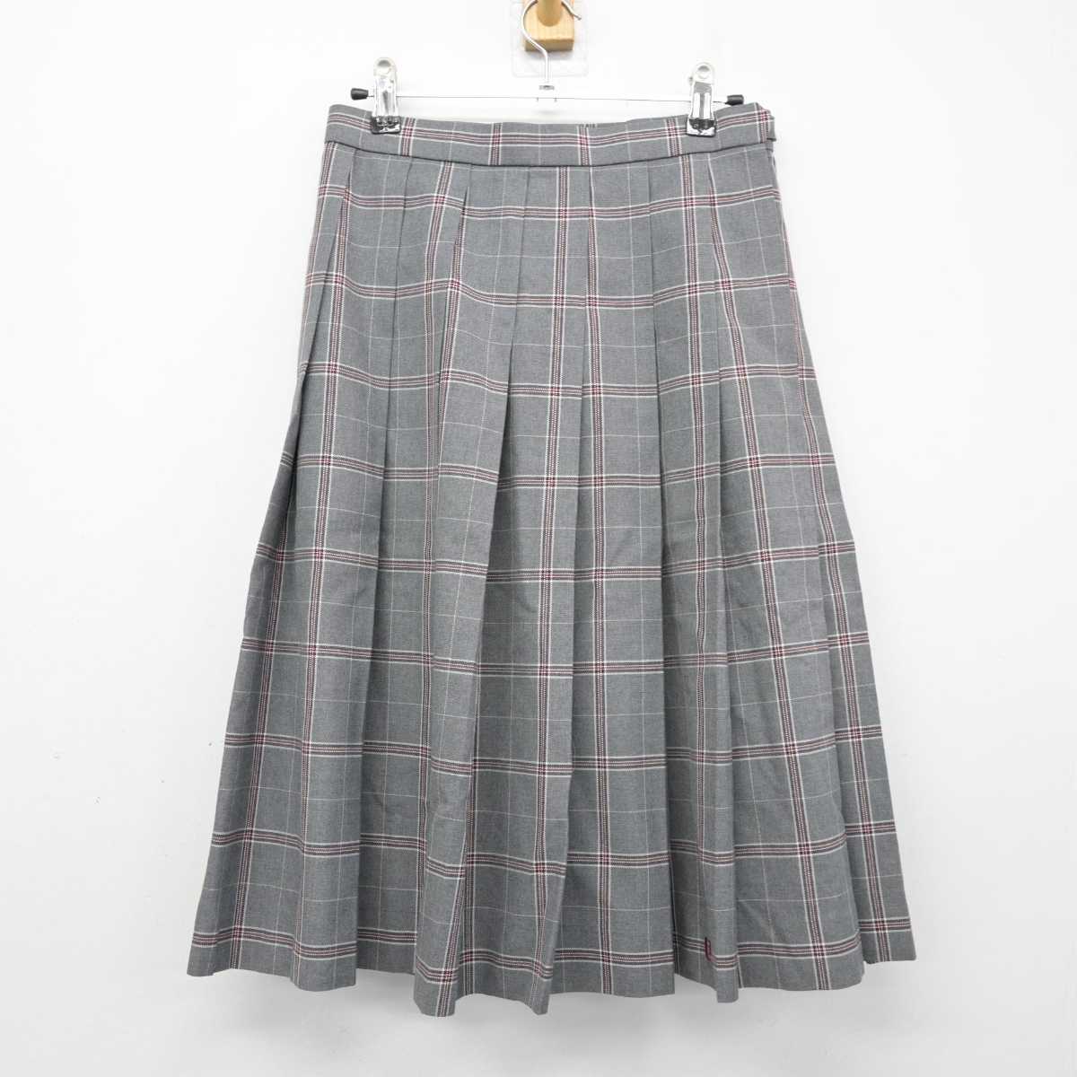 【中古】大阪府 上宮高等学校 女子制服 5点 (ブレザー・ニット・シャツ・スカート) sf053614