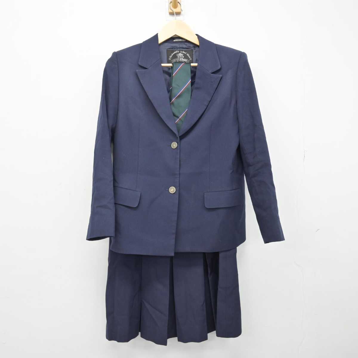 【中古】神奈川県 上溝南高等学校 女子制服 3点 (ブレザー・スカート) sf053617