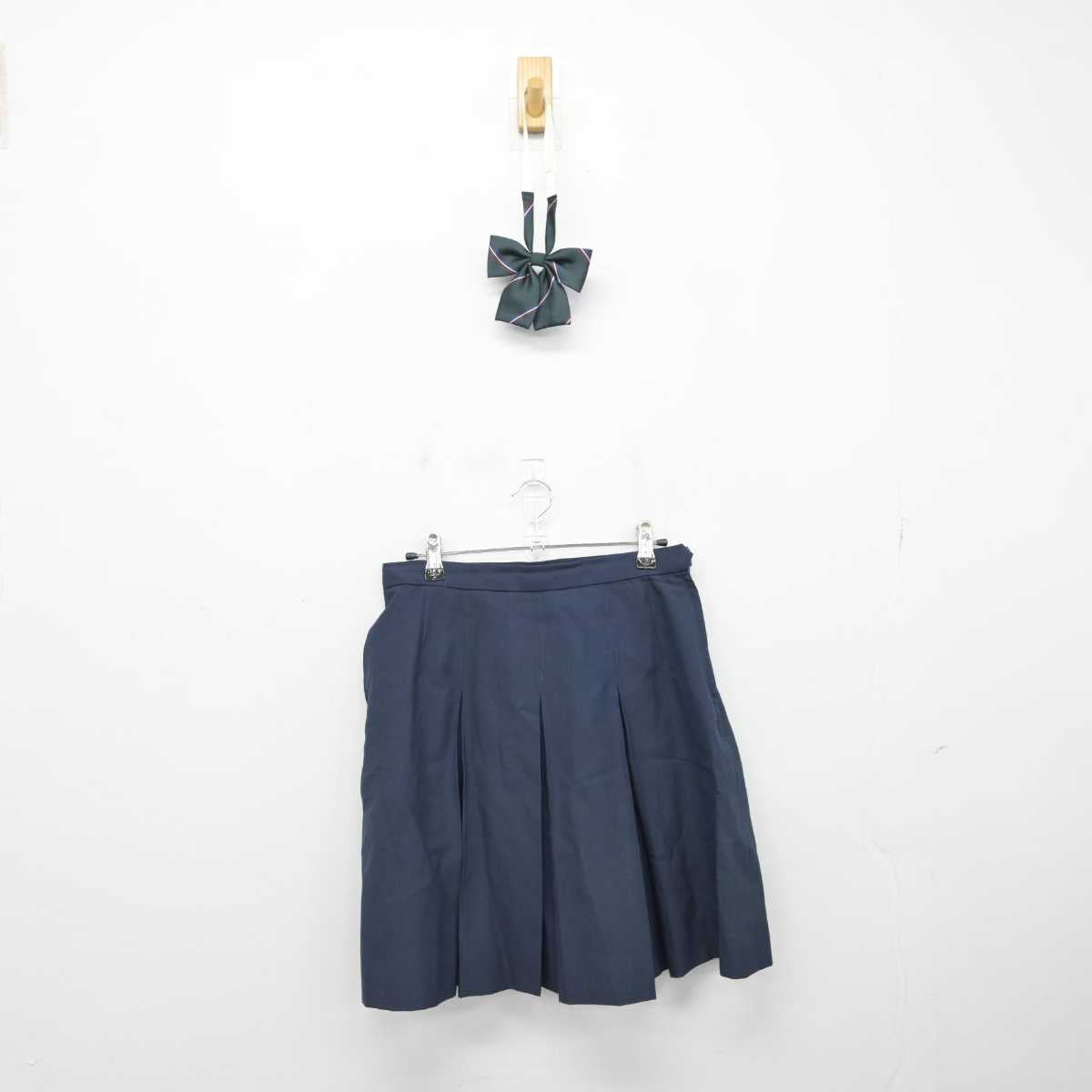 【中古】神奈川県 上溝南高等学校 女子制服 2点 (スカート) sf053618