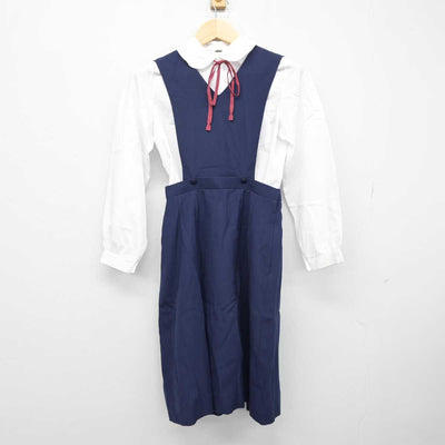 【中古】神奈川県 宮内中学校 女子制服 4点 (ブレザー・シャツ・スカート) sf053627