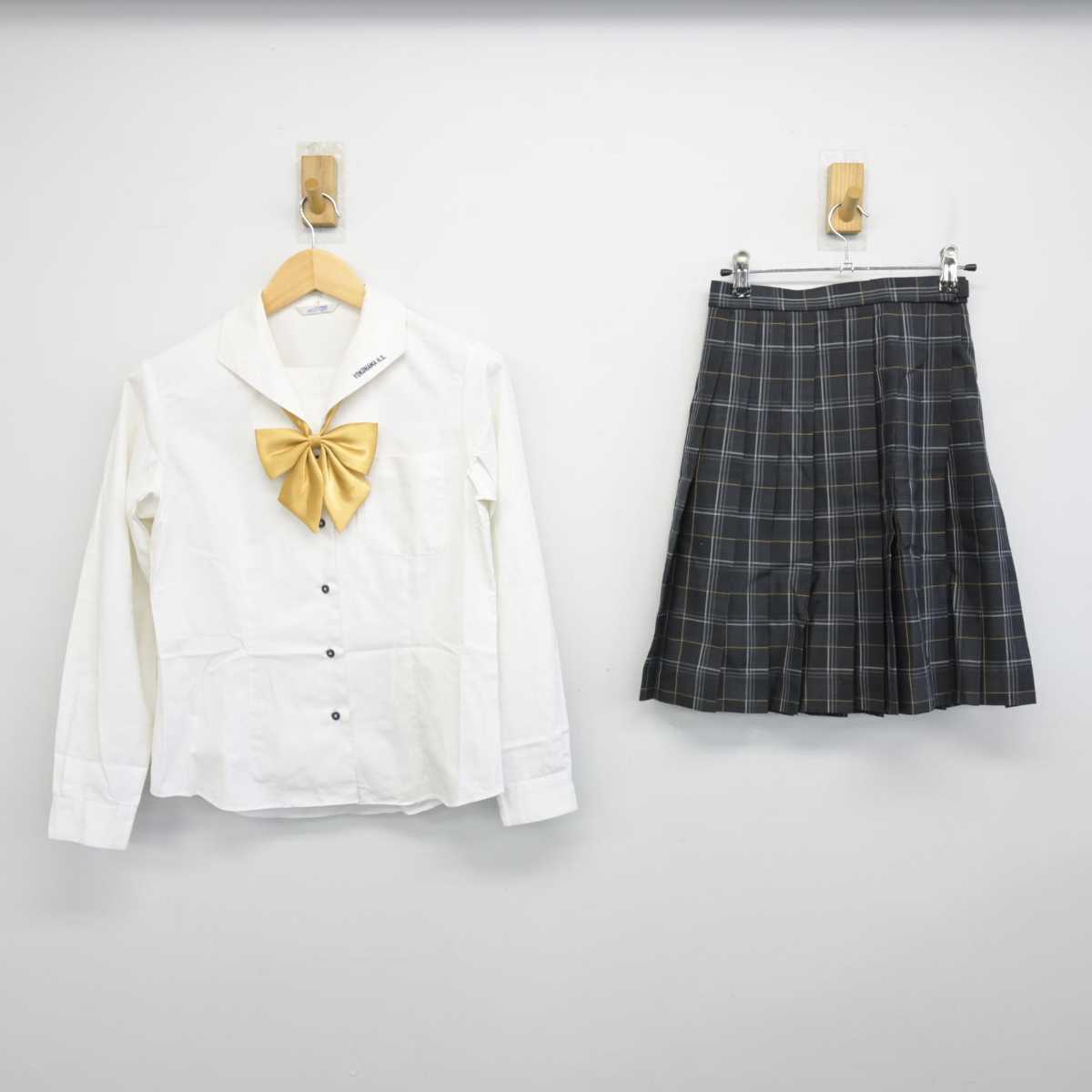 【中古】神奈川県 横浜高等学校 女子制服 5点 (ブレザー・シャツ・スカート) sf053662