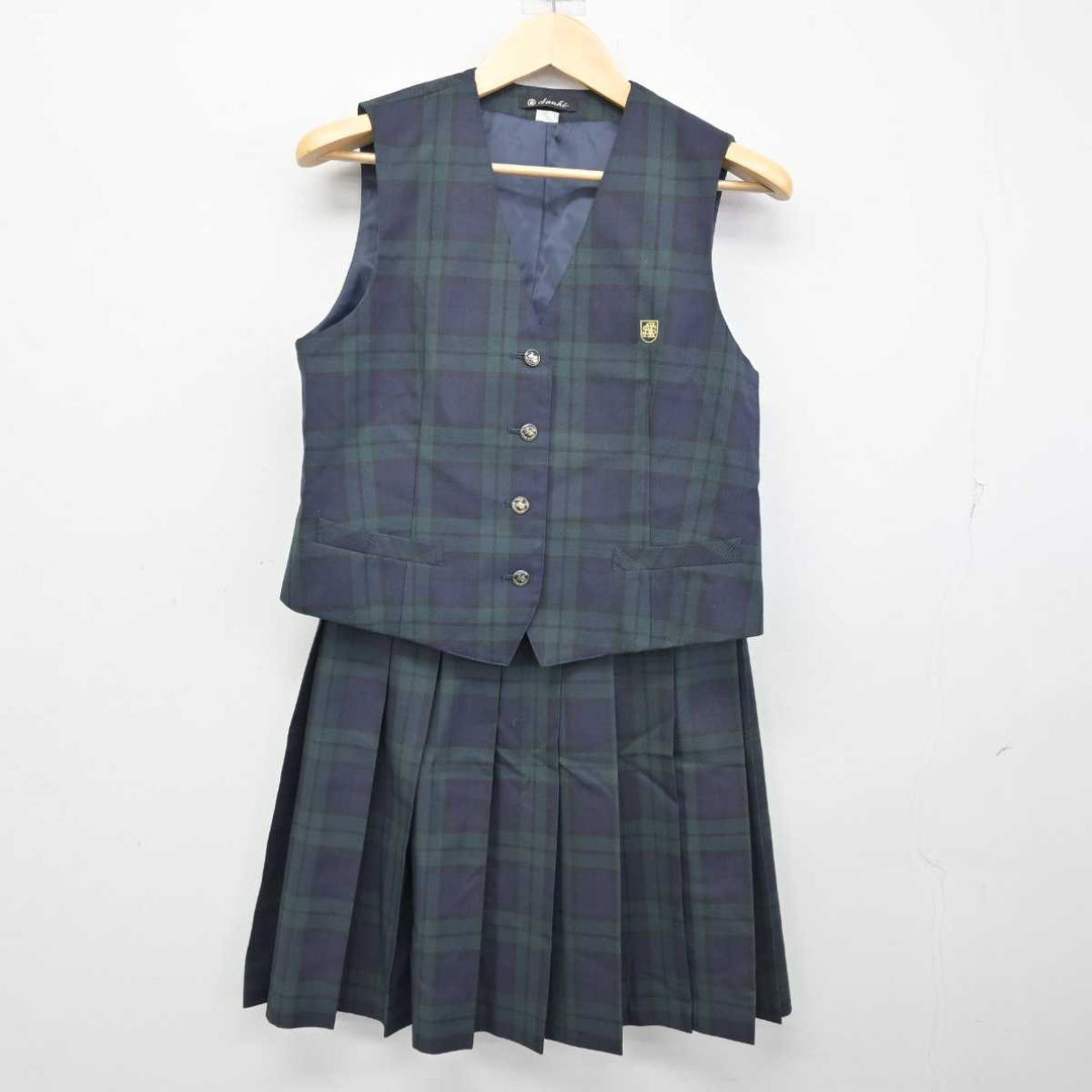 中古】香川県 尽誠学園高等学校 女子制服 4点 (ブレザー・ベスト・スカート) sf053667 | 中古制服通販パレイド