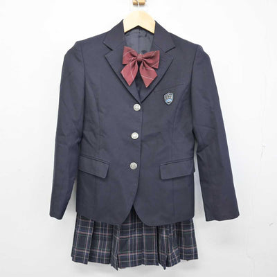 【中古】福岡県 星琳高等学校 女子制服 3点 (ブレザー・スカート) sf053675