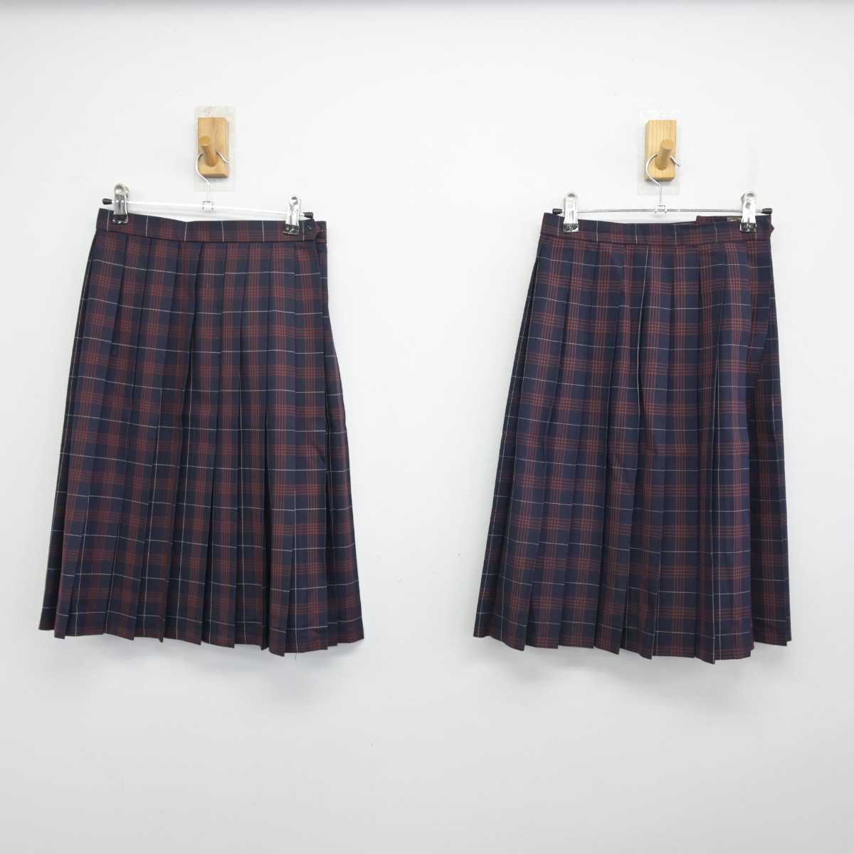 【中古】福岡県 中間東中学校 女子制服 3点 (ブレザー・スカート) sf053678