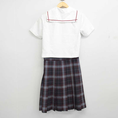 【中古】愛知県 名古屋経済大学付属市邨高等学校 女子制服 3点 (セーラー服・スカート) sf053687