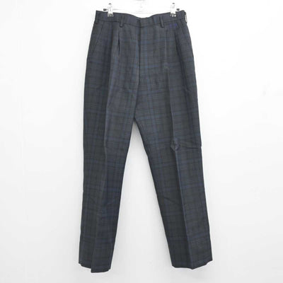 【中古】石川県 小松明峰高等学校 男子制服 5点 (ブレザー・ニット・シャツ・ズボン) sf053712