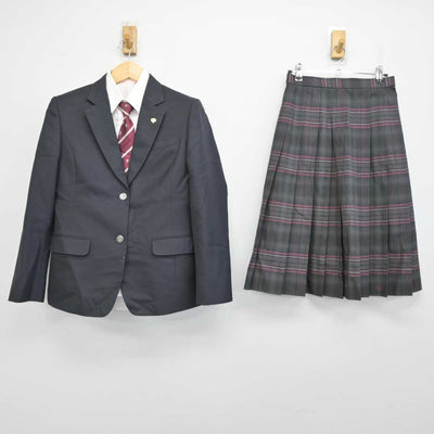 【中古】愛知県 春日井商業高等学校 女子制服 4点 (ブレザー・シャツ・スカート) sf053728