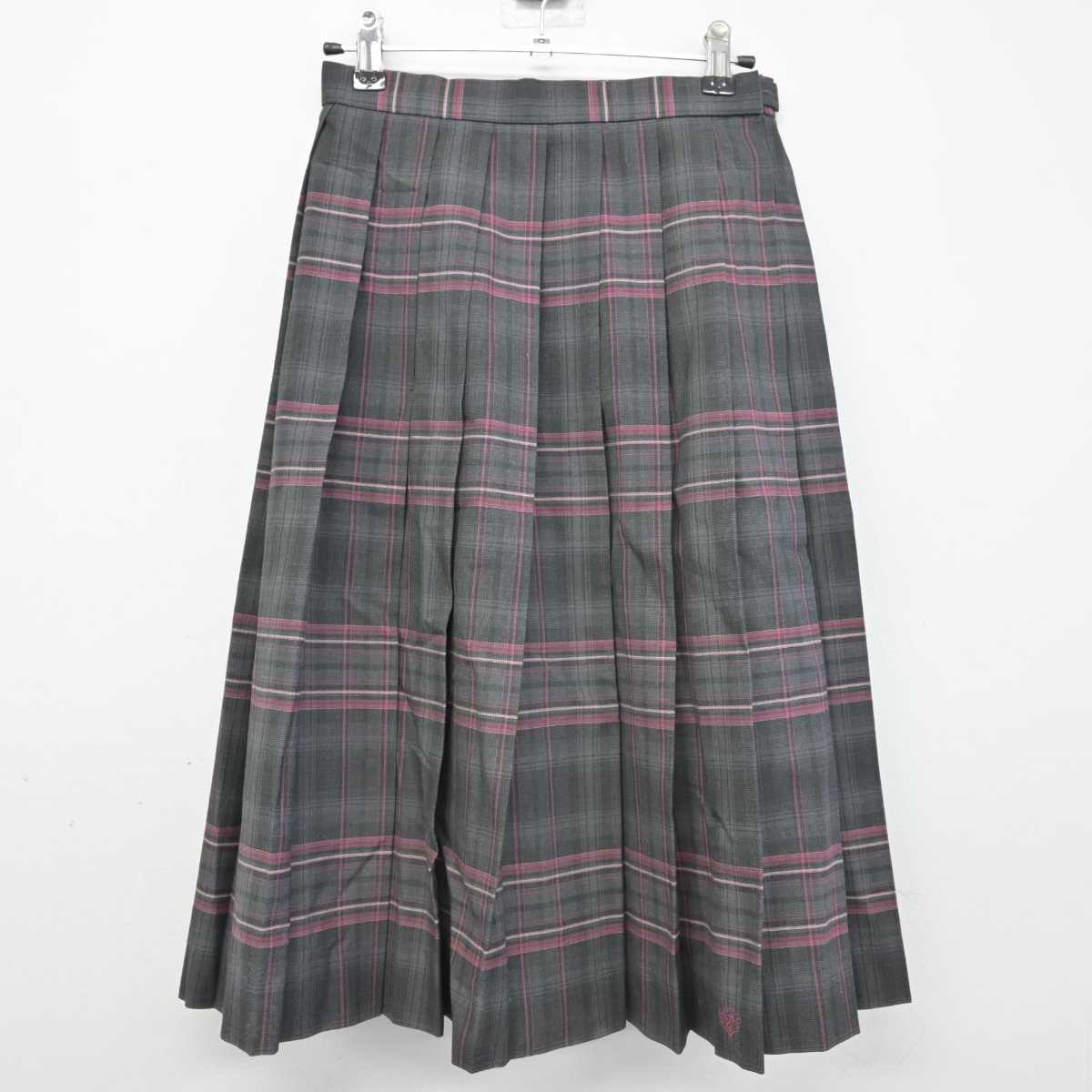 【中古】愛知県 春日井商業高等学校 女子制服 2点 (シャツ・スカート) sf053730