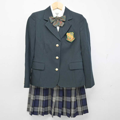 【中古】福岡県 西南学院高等学校 女子制服 4点 (ブレザー・シャツ・スカート) sf053732