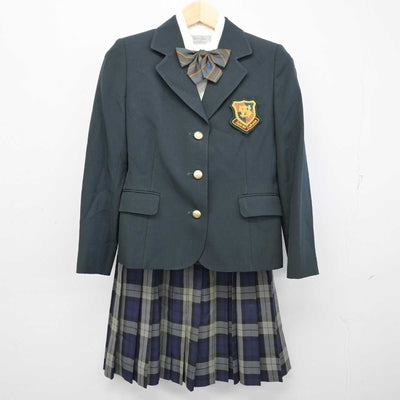 【中古】福岡県 西南学院高等学校 女子制服 4点 (ブレザー・シャツ・スカート) sf053733