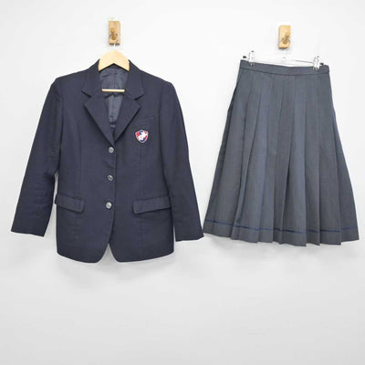 【中古】奈良県 法隆寺国際高等学校 女子制服 2点 (ブレザー・スカート) sf053738