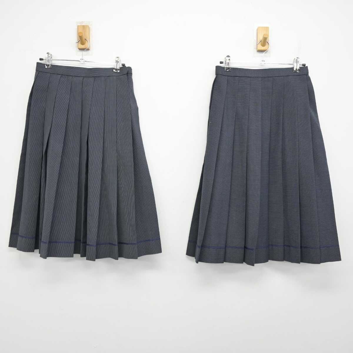 【中古】奈良県 法隆寺国際高等学校 女子制服 2点 (ブレザー・スカート) sf053738