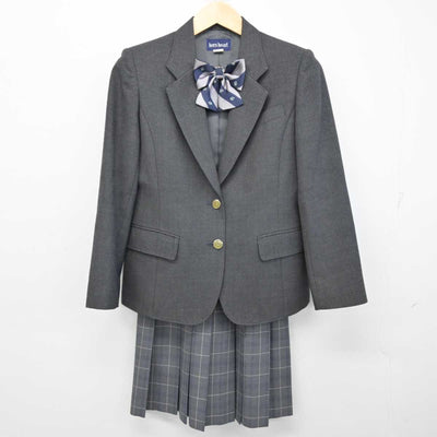 【中古】福岡県 青豊高等学校 女子制服 4点 (ブレザー・ニットベスト・スカート) sf053745