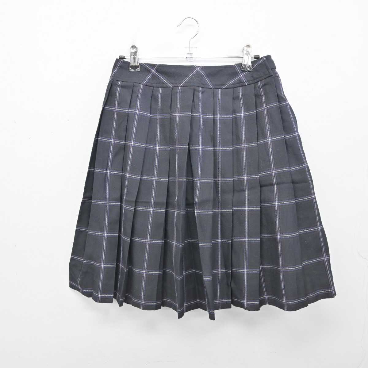 【中古】東京都 日本大学豊山女子高等学校 女子制服 3点 (シャツ・ニット・スカート) sf053769