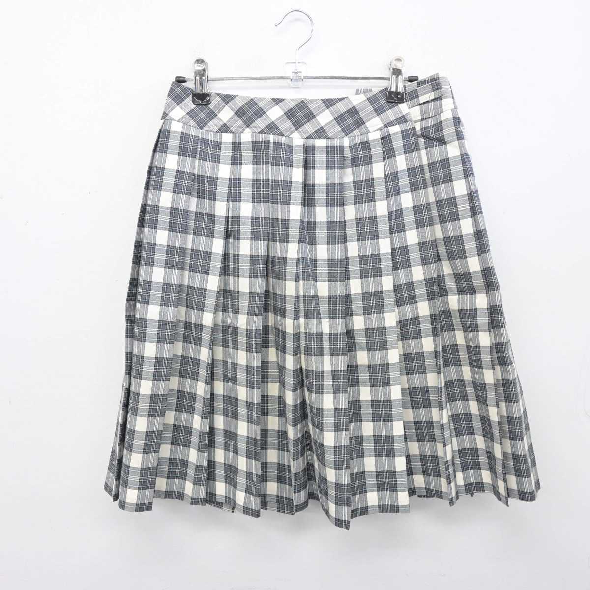 【中古】東京都 日本大学豊山女子高等学校 女子制服 3点 (シャツ・ニットベスト・スカート) sf053771