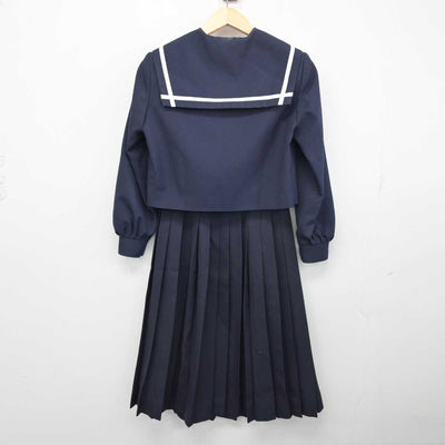 【中古】岐阜県 川島中学校 女子制服 2点 (セーラー服・スカート) sf053776