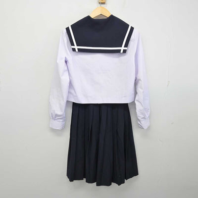 【中古】岐阜県 川島中学校 女子制服 2点 (セーラー服・スカート) sf053777