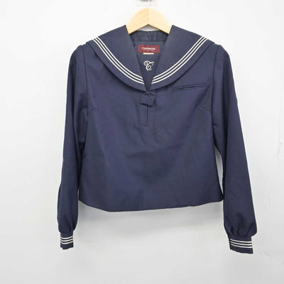 【中古】宮城県 富沢中学校 女子制服 2点 (セーラー服・スカート) sf053778