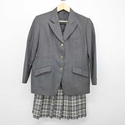 【中古】宮城県 仙台西高等学校 女子制服 3点 (ブレザー・スカート・スカート) sf053798