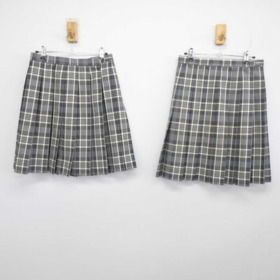 【中古】宮城県 仙台西高等学校 女子制服 3点 (ブレザー・スカート・スカート) sf053798