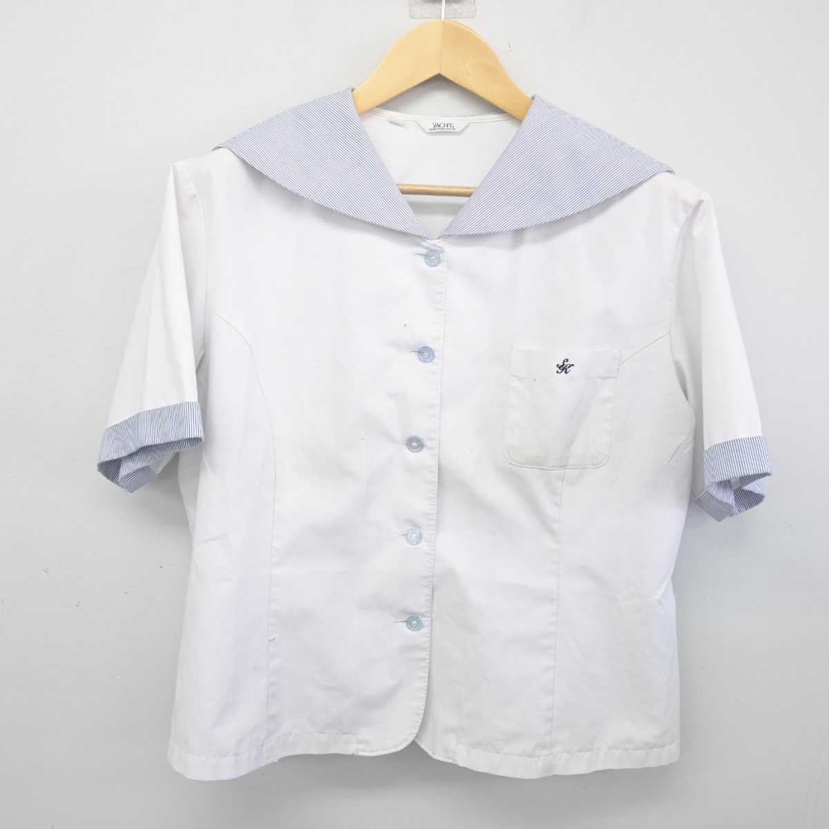 【中古】熊本県 尚絅高等学校 女子制服 2点 (セーラー服・ニット) sf053801