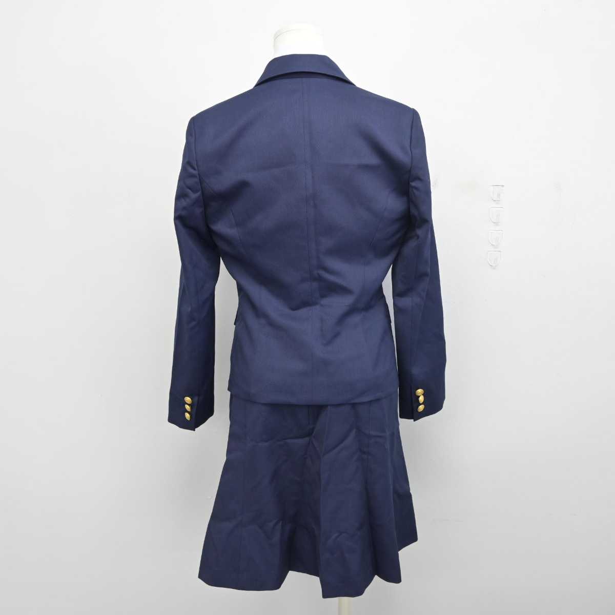 【中古】神奈川県 横浜F・マリノス マリノスクイーン 女子制服 4点 (ジャケット・シャツ・スカート) sf053804