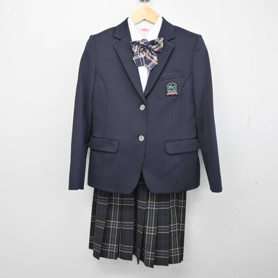 【中古】岐阜県 ぎふ国際高等学校 女子制服 4点 (ブレザー・シャツ・スカート) sf053810