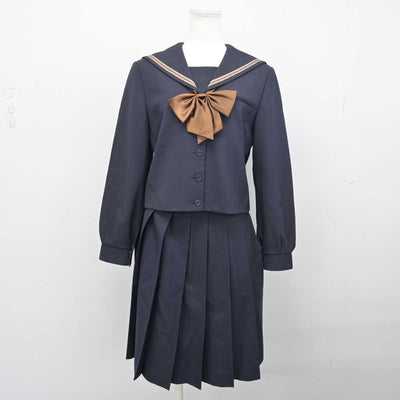 【中古】岡山県 岡山南高等学校 女子制服 4点 (ブレザー・セーラー服・スカート) sf053817