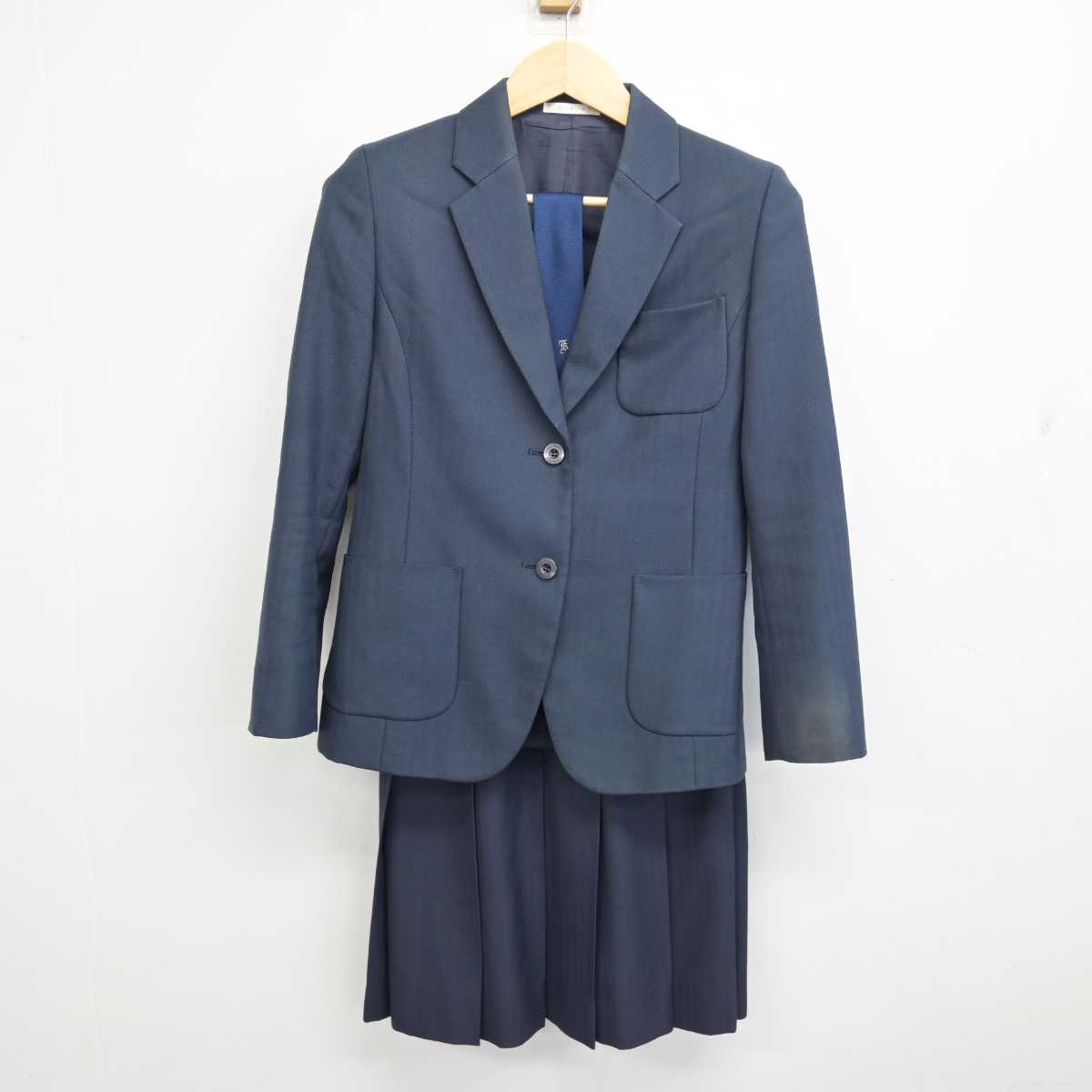 【中古】愛知県 岡崎工科高等学校 女子制服 3点 (ブレザー・スカート) sf053825