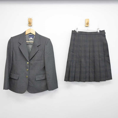 【中古】大阪府 天王寺高等学校 女子制服 2点 (ブレザー・スカート) sf053830